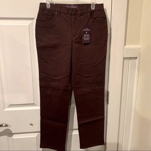 NWT Womens Burgundy Jeans in Petite & Regular Sizes